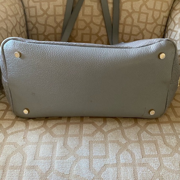 COPY - Gigi New York Embossed Python Leather Tote - Picture 5 of 7